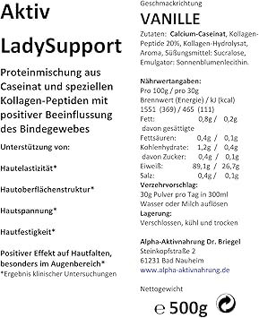 Eiweisspulver Diat Vanille 500g Protein Shake Fur Frauen Anti Cellulite Komplex Mit Kollagen Strafft Bindegewebe Low Carb Ohne Zucker Zusatzstoffe Aspartam Mehrkomponenten Protein Pulver Amazon De Drogerie Korperpflege