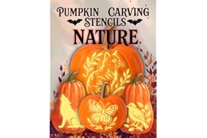Pumpkin Carving Stencils Nature: Halloween Designs Featuring Wildlife, Birds, Insects, and Beloved Pets for Creative Jack-o’-