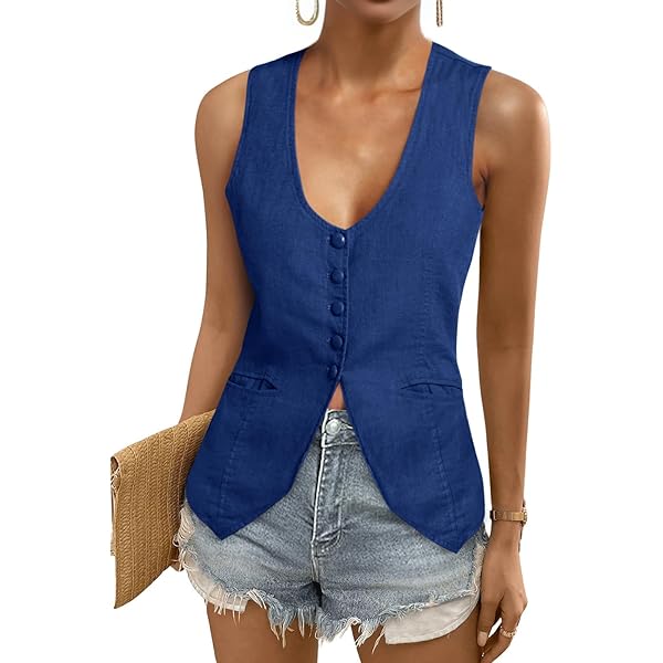 トップス Venica Camisole tailored vest Foucome Vest for Women Fashion Casual Suit Vests Versatile