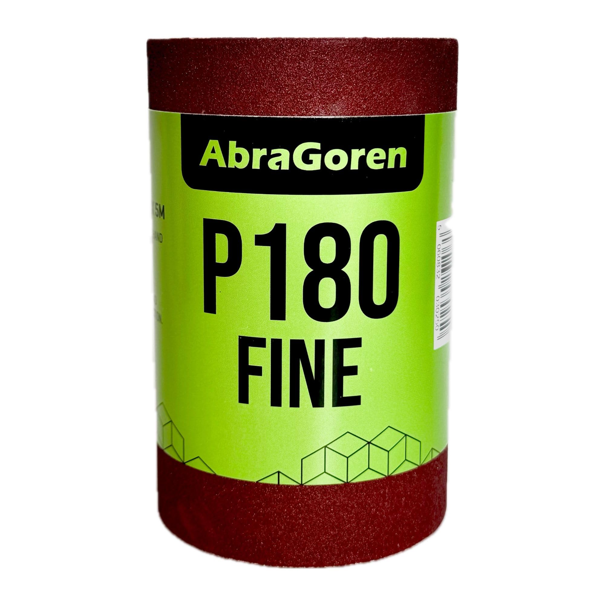 Sandpaper Roll - Fine P180-11.5cm x 5m Sandpaper For Wood and Walls - Fine Sand Paper 180 grit
