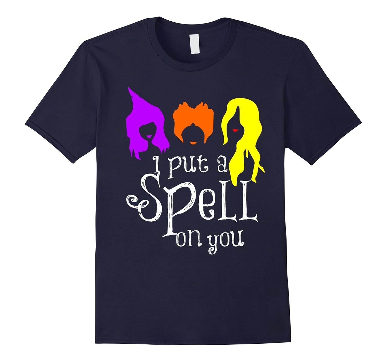 Womens I Put a Spell On You Funny Halloween Gift Tee-ANZ