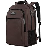 MATEIN 15-inch Laptop Backpack, School Backpack with USB for Men Women and College Student, Sturdy Laptop Bag for Laptop Accessories Water Resistant Travel Backpack Functional Birthday Gifts