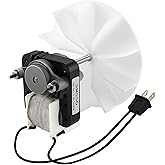 PANDEELS Universal Bathroom Fan Motor Replacement Exhaust Fan Motor Kit | Fit for Nu-tone Br-oan Vent Fan Motor Part Quiet with Blower Wheel, 120V 50CFM 3000 RPM SM550 57n2, Upgraded