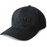 Black Low Profile Hat - Adjustable Embroidered Baseball Cap for Men or Women
