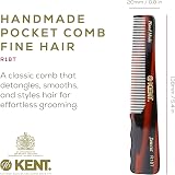Kent Brushes A R18T Fine Toothed Pocket Hair Comb 138mm Wet Dry Hair view 2