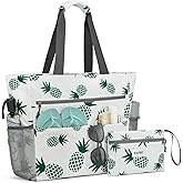 G4Free Beach Bag, Waterproof Sandproof Beach Tote Bag, Large Capacity Foldable for Women