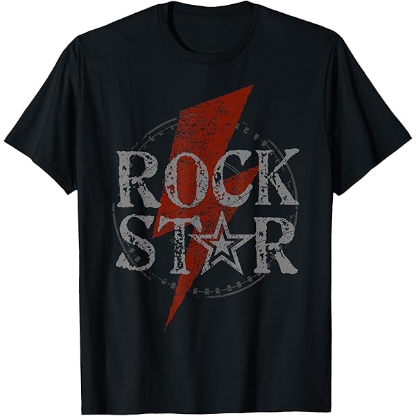 Amazon.com: Rockstar T-Shirt : Clothing, Shoes & Jewelry