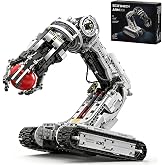 MOQIDI Remote Control Technic Robotic Arm Building Set,Coding for Boys 8-12 | Precision Lifting System, Multi-Joint Motion, Mobile Control, Gripping Function, Stable Base, STEM Engineering Build Set