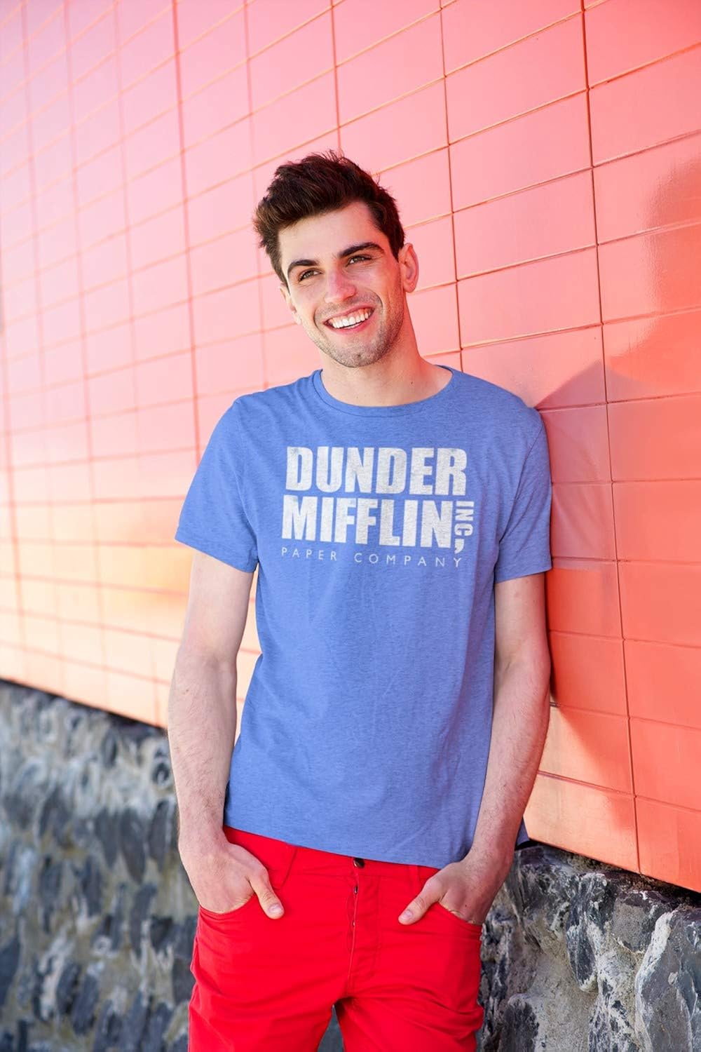 Ripple Junction The Office Dunder Mifflin Vintage Adult T-Shirt: Clothing