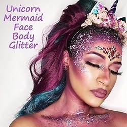 Mysense Purple Body Glitter Stick,Singer Concert