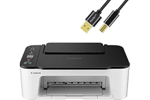 NEEGO Canon Wireless Inkjet All in One Printer, Print Copy Scan Mobile Printing with LCD Display, USB and WiFi Connection with 6 ft Printer Cable