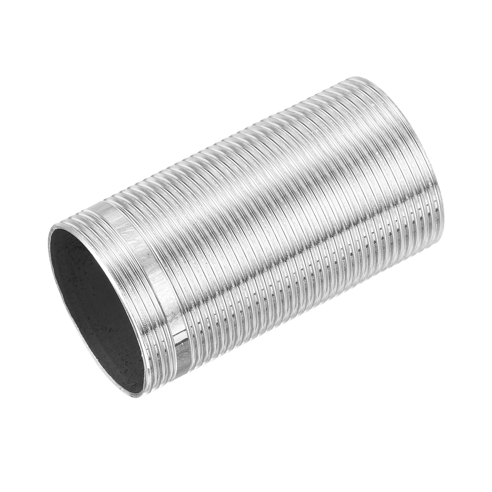 uxcell 1 Pcs Faucet Extension Tubes, 2.36" x 1.24" Faucet Mount Extension Shank Handle Stainless Steel Basin Faucet Mounting Accessories Fixed Foot for Bathroom and Kitchen Faucets
