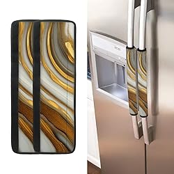 ASQVTIFE 2 Pieces Refrigerator Door Handle Covers