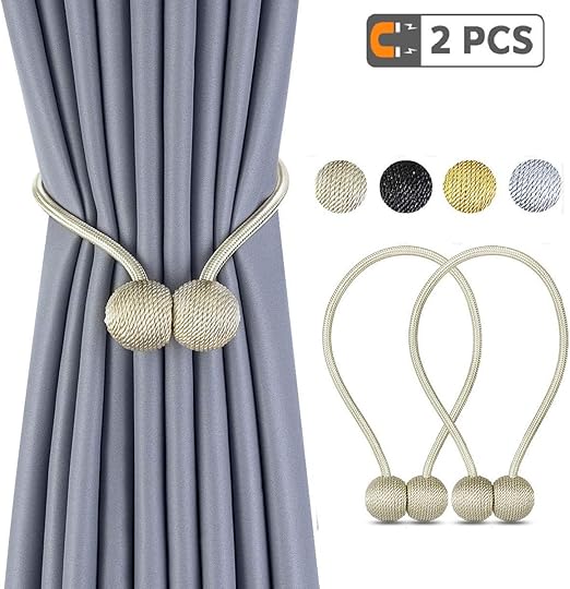 Amazon Com Joysusie Magnetic Curtain Tiebacks The Most