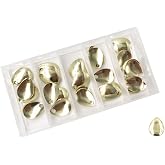 Fishing Spinner Blades for Lure Making - 50pcs/Box Colorado Willow Spinner baits Blades Bulk for DIY Spoons Spinnerbaits Walleye Fishing Rig Make - Silver Gold Size #1#2#3