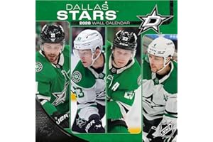 TURNER SPORTS Dallas Stars 2026 12X12 Team Wall Calendar (26998011939)