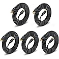 UVOOI 4K HDMI Cable 10FT 5-Pack, HDMI Cord 10 Foot High Speed HDMI to HDMI Cable 4K@60Hz, 2K 1440P@144Hz, 1080P, HDCP 2.2, HDR, 3D, ARC & Ethernet for HDTV, Laptop, Monitor, PS5, PS4, Xbox