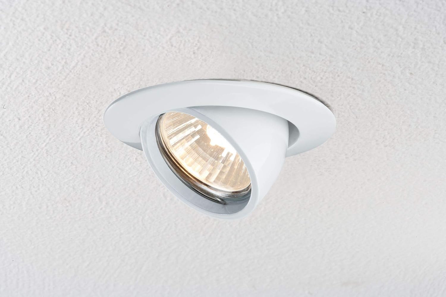 Paulmann 98773 Premium Recessed Light Set Tilting max 50W 12V GU5,3 99mm White alu zinc, 9,9 x 9,9 x 5,8 cm - Image 3