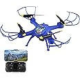 Sonic The Hedgehog Sky Racer Drone - WiFi Camera, 3D Flips, Variable Speed Settings, Kid's Toy Drone with 10 Min Flight, Auto Hover, and Remote Controler Included
