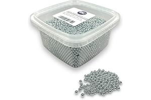 BC Precision 10,000 Bulk Silver Zinc Plated Metal BBS 4.5mm (.177 Cal), Premium Match Grade, Ideal for Precision Shooting and Target Practice