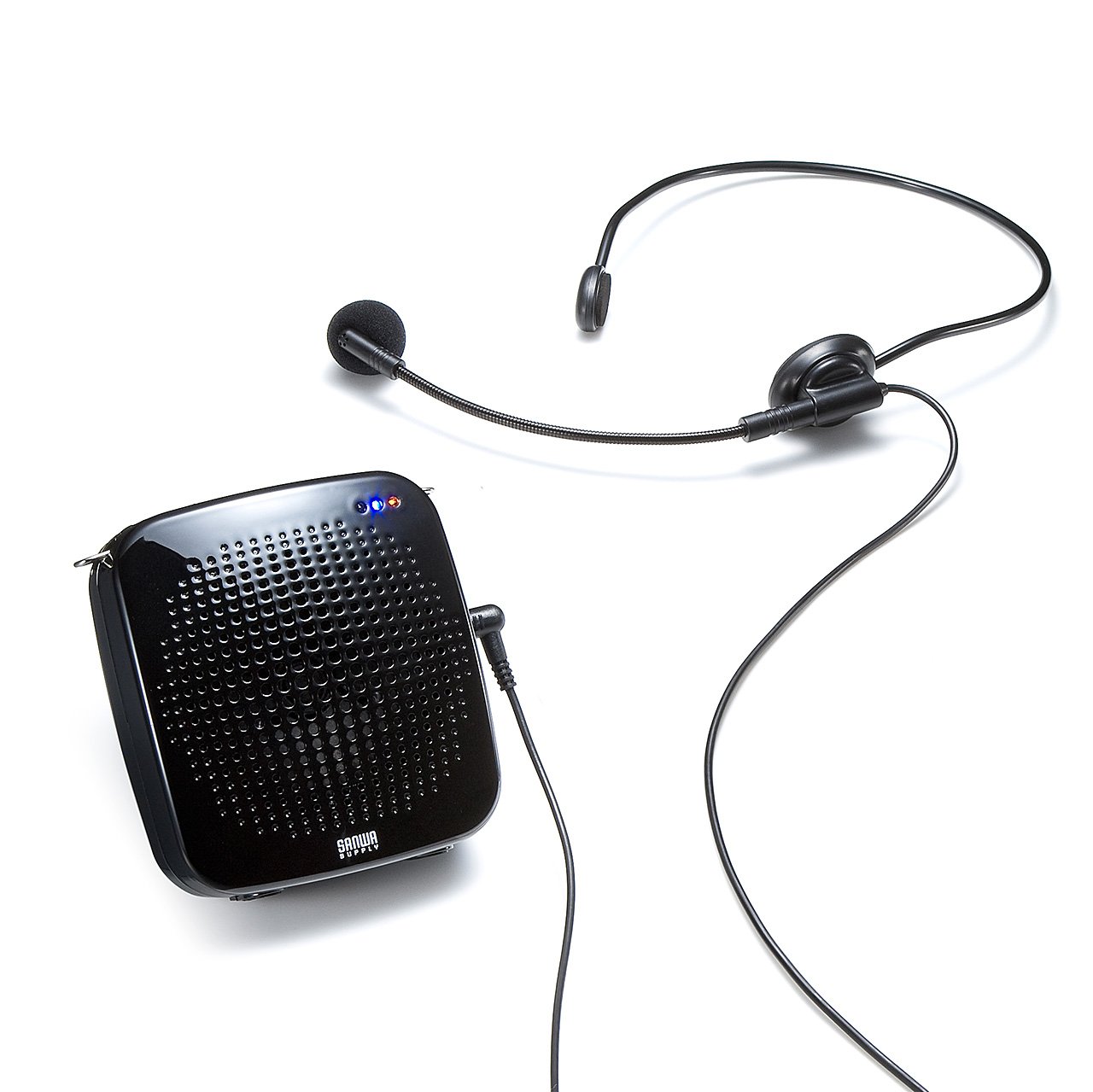 サンワサプライ ポータブル拡声器 音楽同時再生の商品画像