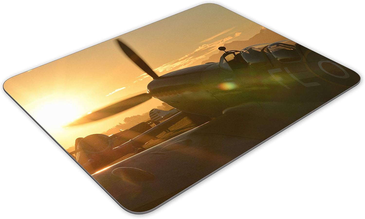 Super-Marine Spitfire RAF Battle Of Britain Mouse Mat Pad - Computer Gift #14519 - Image 4