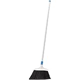 Amazon Basics Heavy-Duty Broom, Blue and White