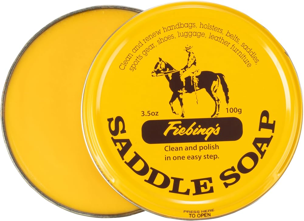 Fiebing's Saddle Soap 3.5 oz Yellow Leather Care