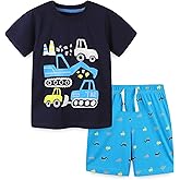 Funnymore Baby Toddler Boy's Cotton Short Sleeve Tshirt and Short Set