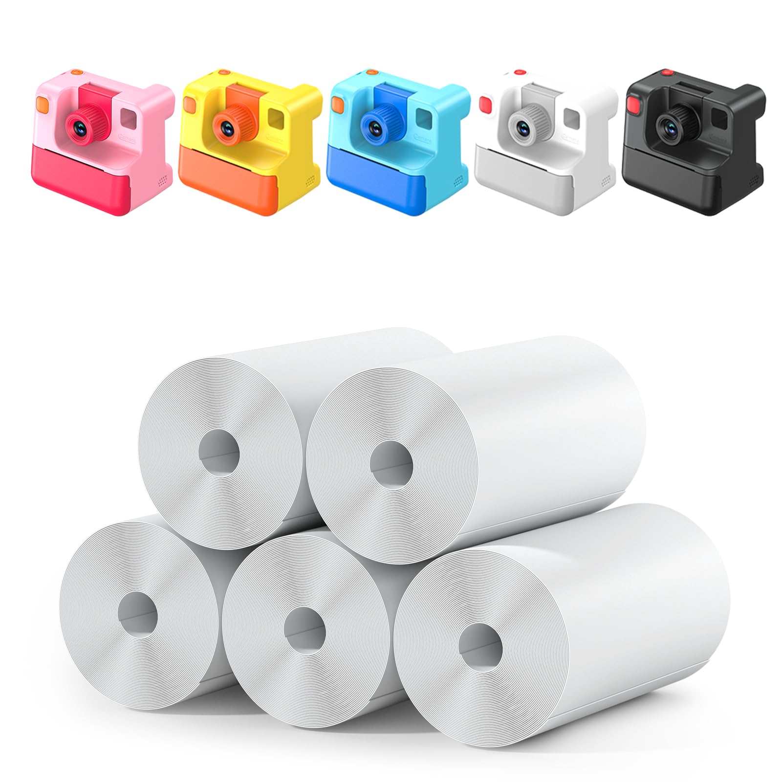 Photo 1 of *MISSING PARTS UNKNOWN*
LETSHAHA Instant Photo Paper - 5 Roll Black & White Printer Paper for Kids Instant Printer, HD Thermal Photo Paper Set