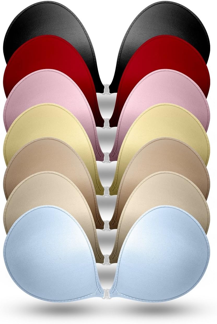 NuBra Feather Lite Super Light Adhesive Bra, Tan, Size C Cup