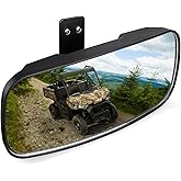 KEMIMOTO UTV Rear View Mirror Compatible with Polaris Ranger 500 570 900 XP 1000 XP/Crew 2017 2018 2019 2020 2021 2022 2023 2