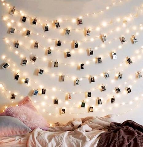 Amazon Com Ezdc 100 Led Photo Clip String Lights Fairy Lights