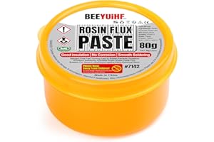 BEEYUIHF Solder Flux Paste, Lead Free Rosin Soldering Paste Flux for Electronics, SMD Electrical Soldering Flux, for PCB LED IC CPU #7142 (N.W. 2.82oz/80g)