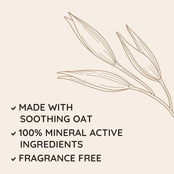 AVEENO PROTECT + SOOTHE FACE MINERAL SUNSCREEN WITH BROAD SPECTRUM SPF 30 FOR SENSITIVE SKIN, LIGHTWEIGHT & NON-GREASY FACE SUNSCREEN, WATER-RESISTANT UVA/UVB PROTECTION, 1.7 FL. OZ