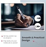 Zebra Pen Z Grip Black Ballpoint Retractable 1.0mm 5 Count Pack view 6
