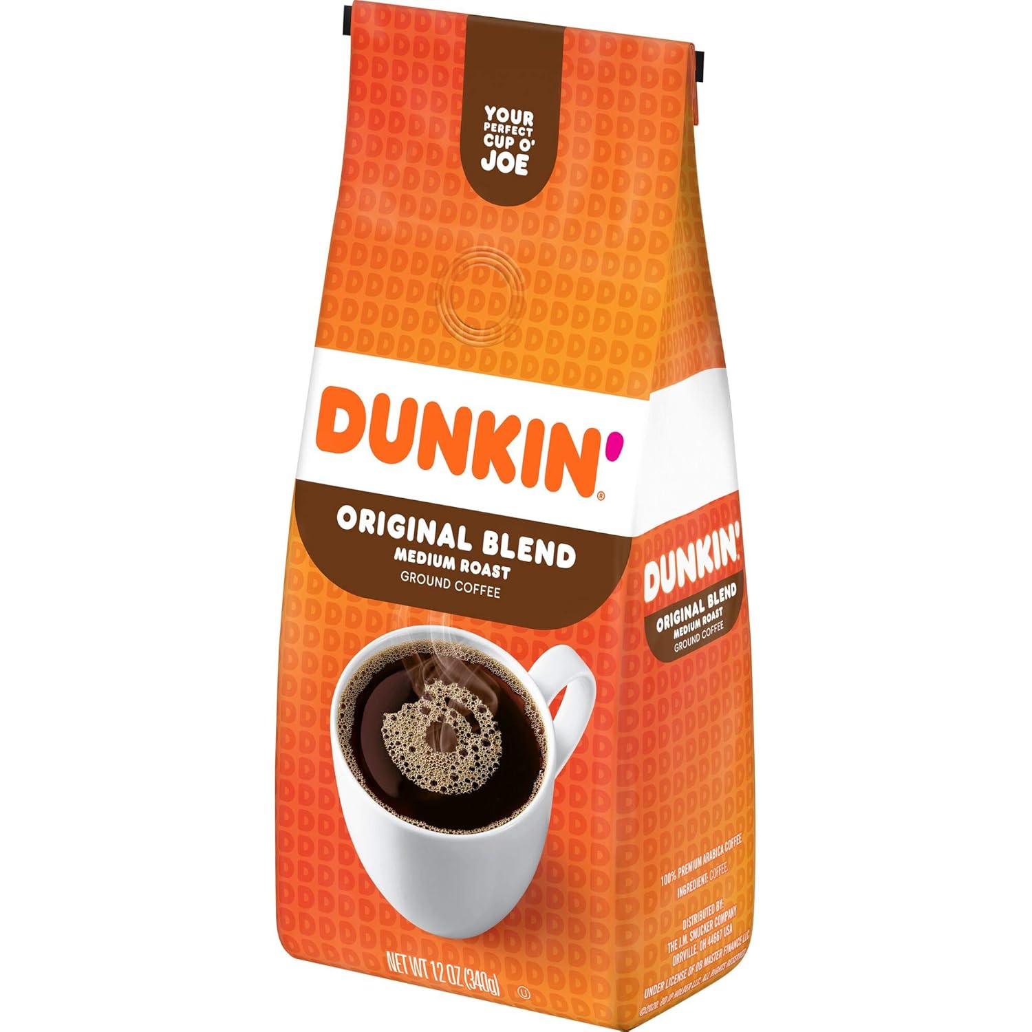 Dunkin’ Original Blend Medium Roast Ground Coffee (12oz)