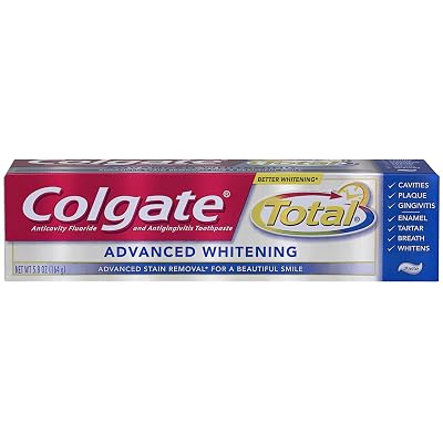 Colgate Total Advanced Whitening Toothpaste, Paste - 5.8 ounce