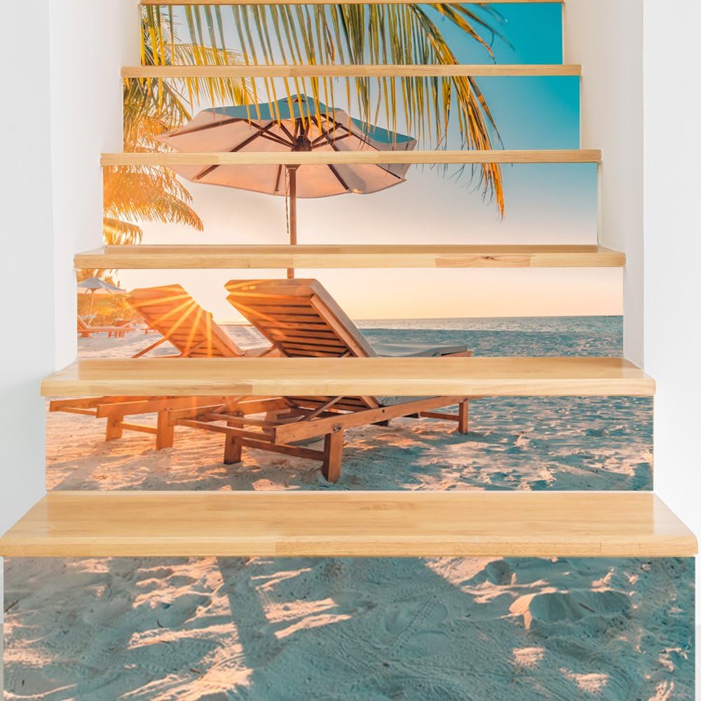 Amazon Com Vancore 3d Stair Stickers Decals Wall Floor Mural Peel