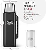 Thermos Stainless King Duck Egg 1.2L Travel Flask Leak Proof Insulated view 5