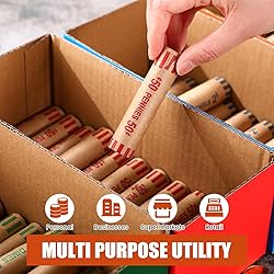 Feifeiya 20 Pcs Coin Trays for Rolled Coins High