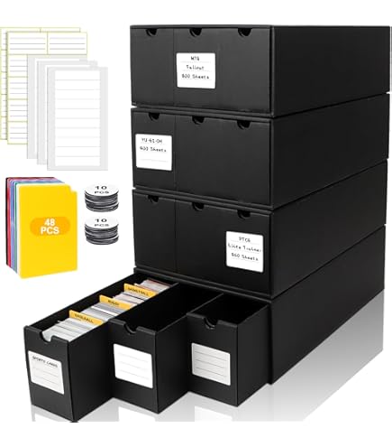 mtg card storage drawers Building a Magic Card Storage Box