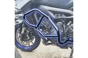 Midimttop Motorcycle Accessories Engine Guard Highway Crash Bar Frame Bumper Fairing Protector Bars fit for Ya-ma-ha MT09 Tra