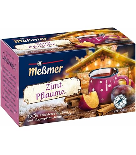 thumbnail interactive-video image 1 of Messmer Waldbeere Forest Berry Tea –  German Import, Gluten & Lactose Free, Bagged Tea 1 of 4