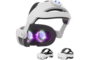 Kuject Design Comfort Head Strap Accessories for Quest 3S/Quest3, Elite Strap Replacement with Adjustable Hinge and Enlarged Head Support, VR Accessories Fit for Carrying Case