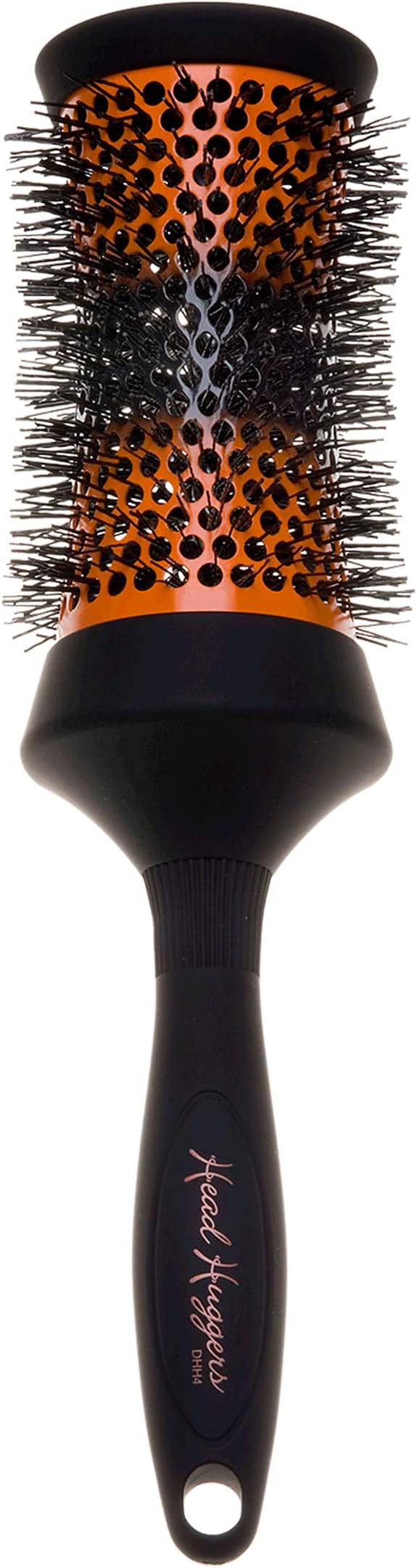 Denman DHH4 Large Thermo Ceramic Hourglass Hot Curl Brush Orange Black