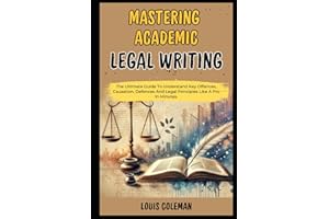 Mastering Academic Legal Writing: A Step-By-Step Guide, Proven Techniques, Tips And Strategies For Crafting Powerful And Comp