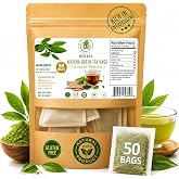 Green Matcha Tea &ndash; 50 Tea Bags (2 g Each) &ndash; Premium Japanese-Style Matcha for Hot &amp; Iced Drinks &ndash; Antioxidant-Rich, Zero Calories &ndash; 100% Natural, Vegan, Non-GMO, Sugar-Free &ndash; Vacuum-Sealed for Freshness &ndash; by BexpertsUSA