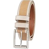 Tommy Bahama Men’s Leather Dress Casual Belt - Everyday Style for Work & Weekend