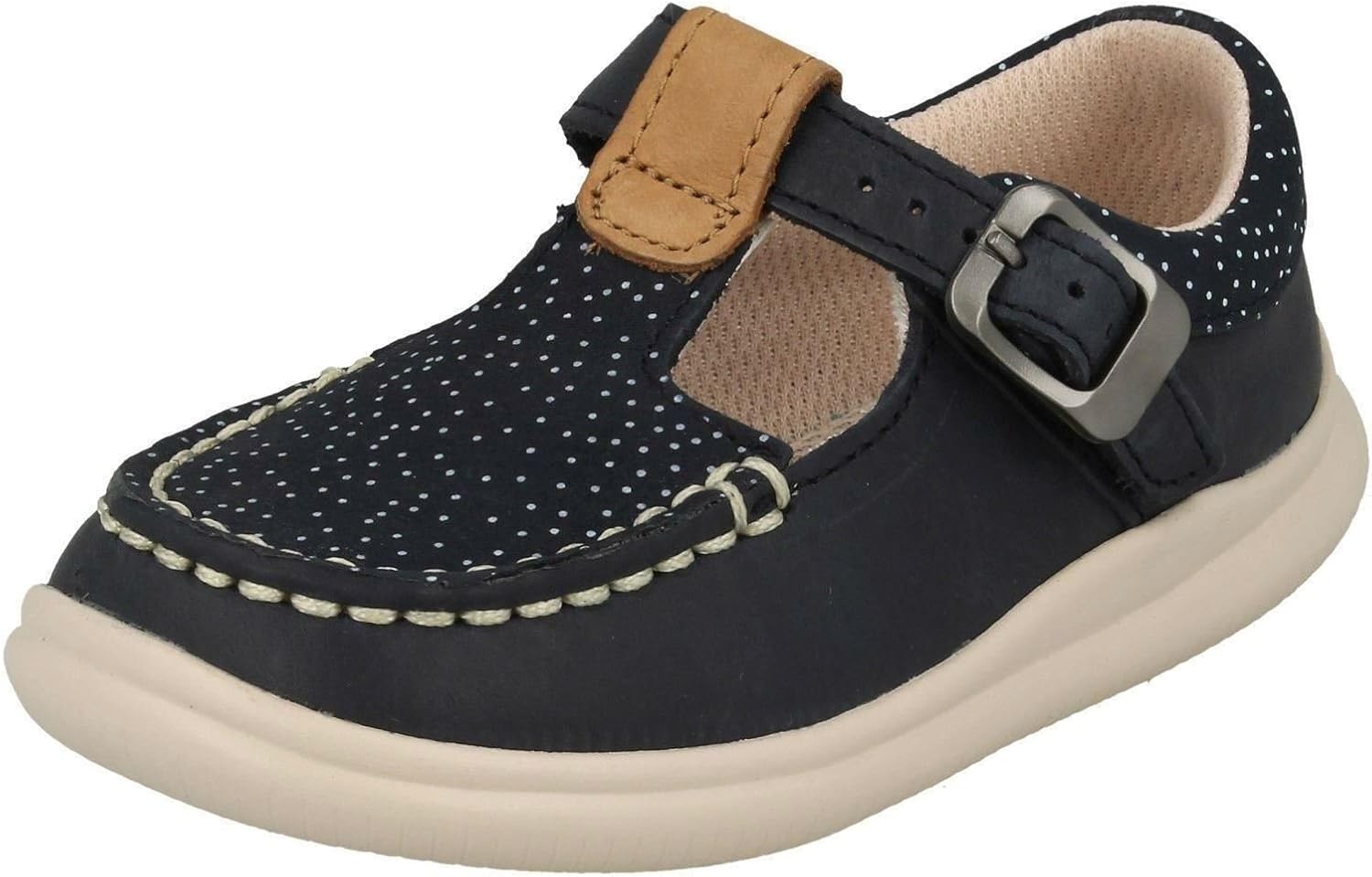 Clarks Girls UK Size Brown Warm Winter Cosy Suede Knee-High Boots